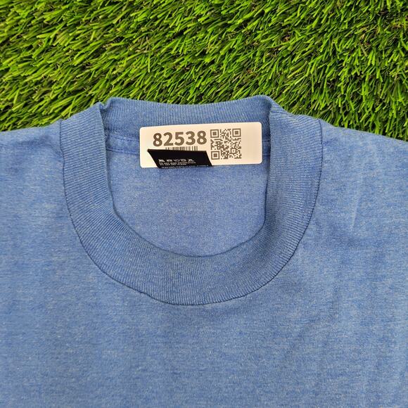 Vintage 80s Tennessee Shirt Womens XL 22x28 Faded Blue USA - Picture 13 of 15